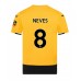 Cheap Wolves Ruben Neves #8 Home Football Shirt 2022-23 Short Sleeve